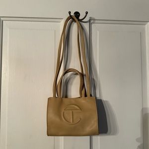 Cream Small Telfar Bag